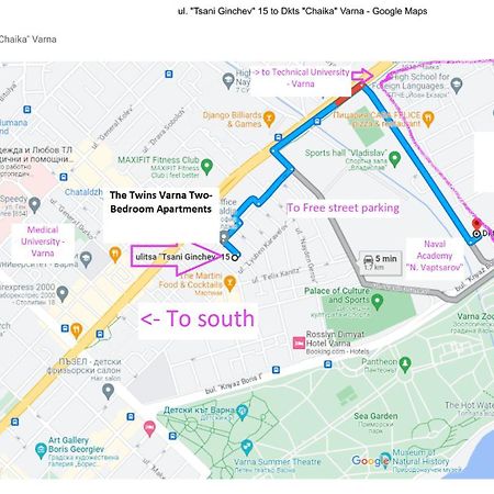 New The Twins Varna Two-Bedroom, Apt 5 At 15 Tsani Ginchev Street, Floor 3 Екстериор снимка
