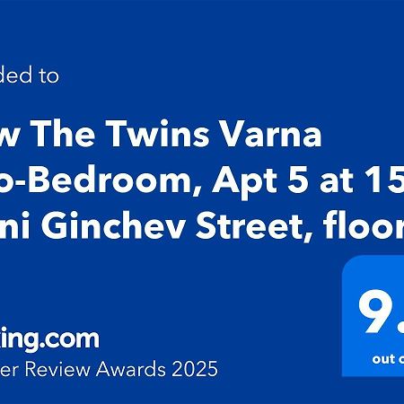 New The Twins Varna Two-Bedroom, Apt 5 At 15 Tsani Ginchev Street, Floor 3 Екстериор снимка