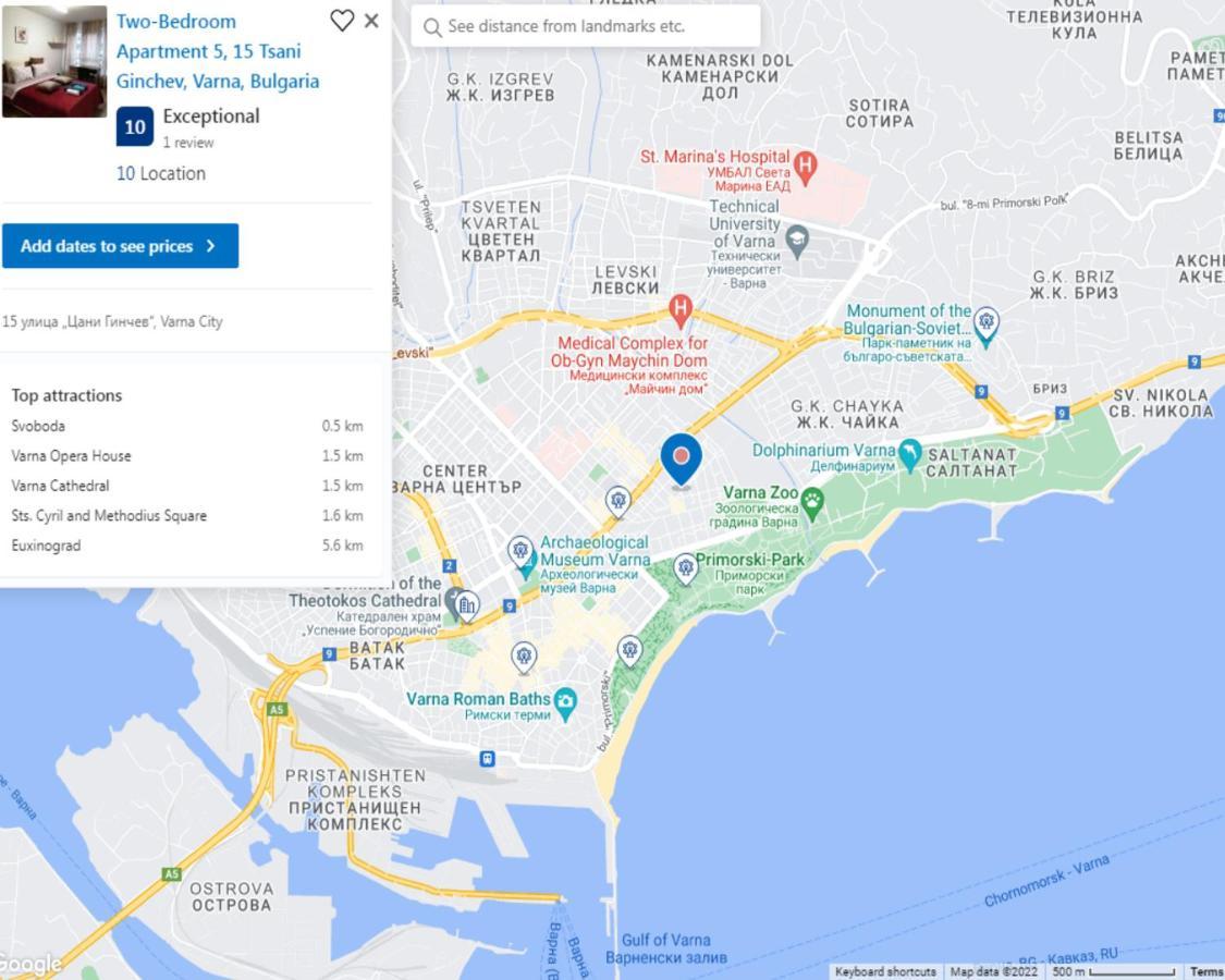 New The Twins Varna Two-Bedroom, Apt 5 At 15 Tsani Ginchev Street, Floor 3 Екстериор снимка