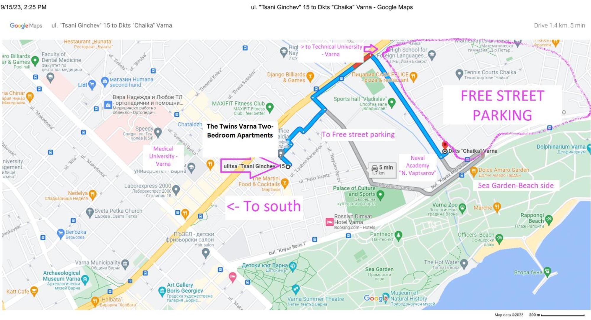 New The Twins Varna Two-Bedroom, Apt 5 At 15 Tsani Ginchev Street, Floor 3 Екстериор снимка
